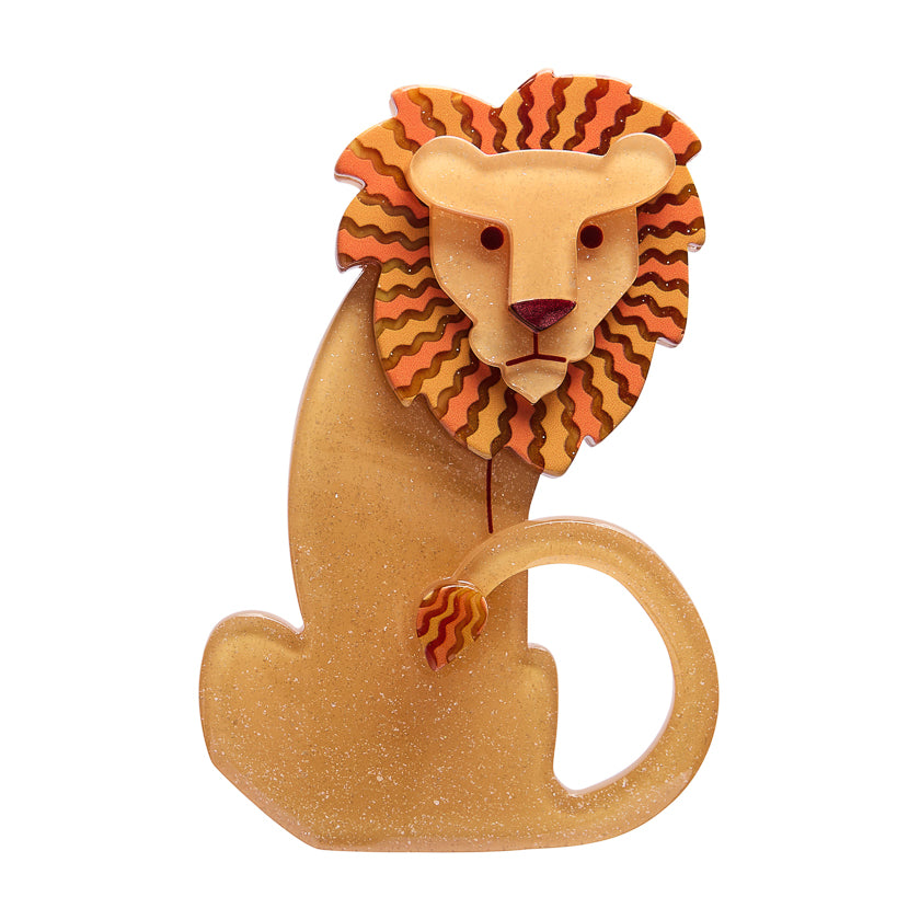 Erstwilder Elkan the Untameable Lion Brooch ~ Fan Favourites 2026 Collection~ *GIFT WITH PURCHASE ONLY*