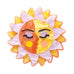 Erstwilder "Eternal Sunshine" Sun Design Brooch with Gift Box