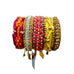 Rose Gonzales Fall Festival Burgundy & Gold Collection Set of 5 Woven Bracelets