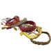 Rose Gonzales Fall Festival Burgundy & Gold Collection Set of 5 Woven Bracelets