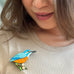 Erstwilder Flash the Kingfisher Bird Brooch ~Australiana Collection~