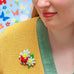 Erstwilder "Flutter By" Daisy & Butterfly Brooch with Gift Box ~Designed in Melbourne~