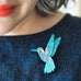 Erstwilder "Frida's Hummingbird" Frida Kahlo Brooch with Gift Box ~Designed in Melbourne~
