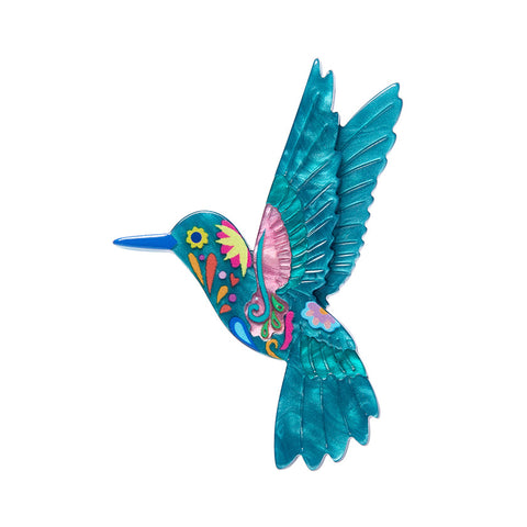 Erstwilder "Frida's Hummingbird" Frida Kahlo Brooch with Gift Box ~Designed in Melbourne~