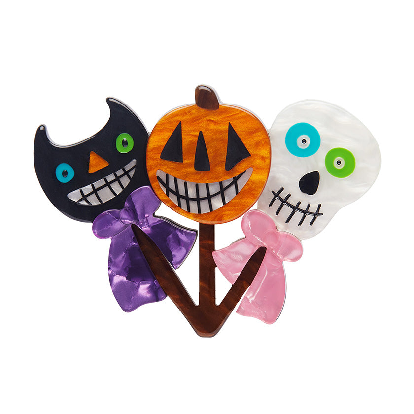 Erstwilder Friends that Scare Together Halloween Brooch Designed in Australia