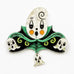 Johanna Parker x Lipstick & Chrome Garden Guss Ghostie Bells Brooch