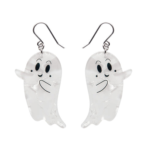 Erstwilder Ghost Halloween Drop Pierced Earrings Designed in Australia