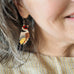 Erstwilder x Jocelyn Proust Go For Goldfinch Bird Pierced Earrings with Gift Box