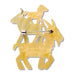 Erstwilder x Pete Cromer Goat Goals Three Goats Brooch ~ Fairy Tales Part 2 Collection ~