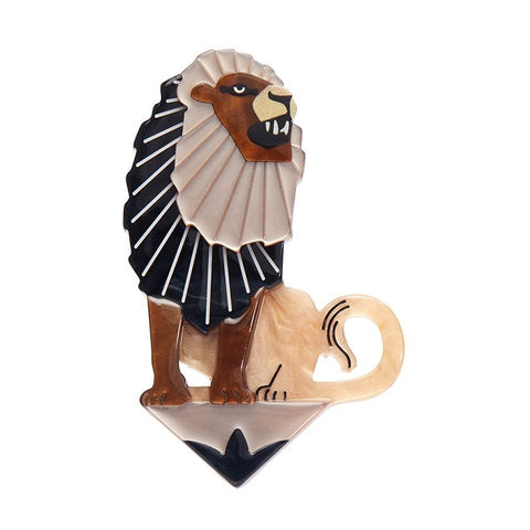 Erstwilder "Golden Pride" Lion Brooch with Gift Box ~Designed in Melbourne~