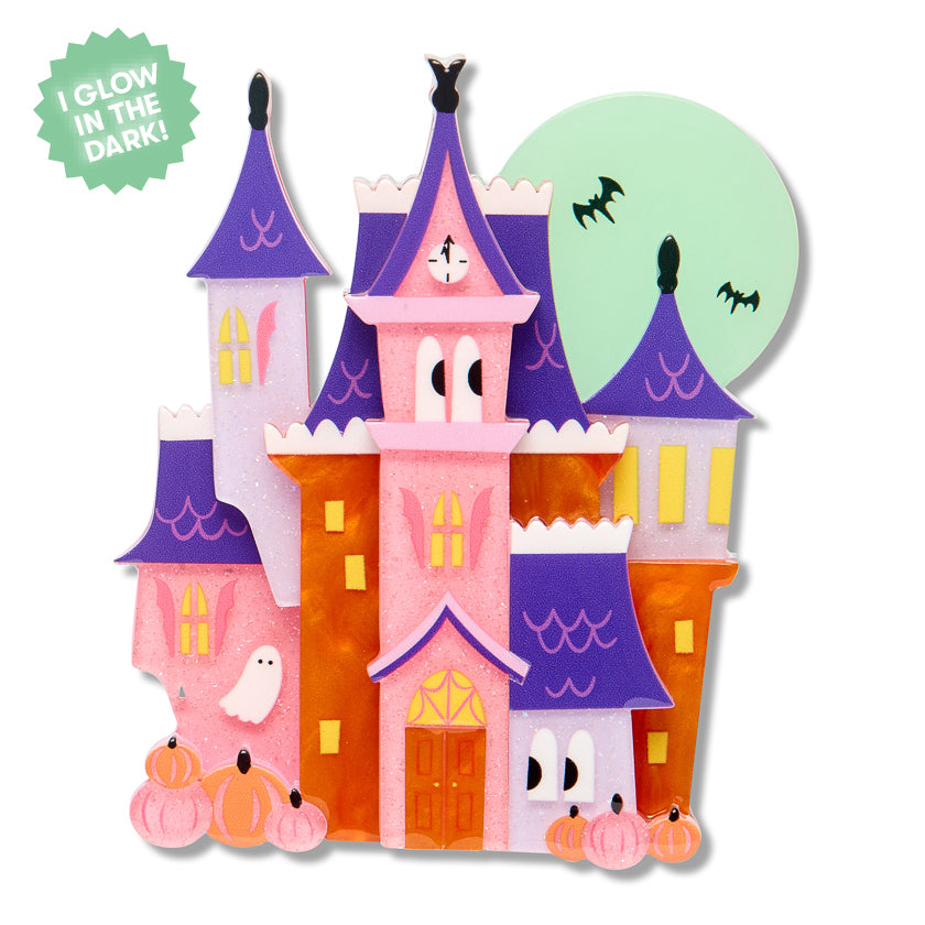 Erstwilder Haunted Hideaway House Brooch ~2026 Midnight Mischief Collection~