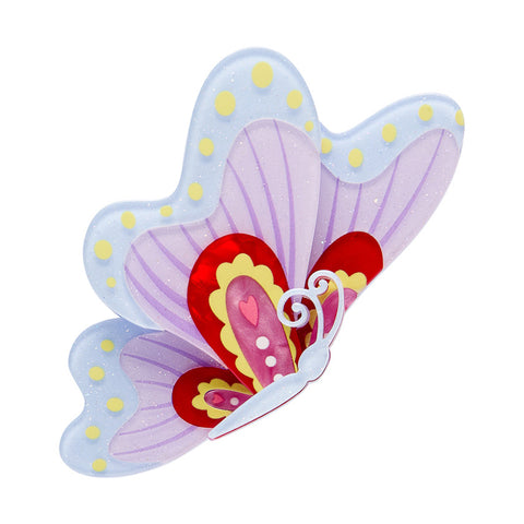 Erstwilder Hearts Aflutter Butterfly Brooch ~Sweet Valentine Collection~