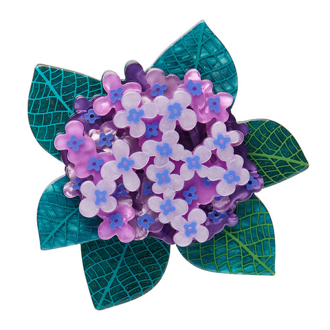 Erstwilder x Jocelyn Proust Heavenly Hydrangea Brooch with Gift Box