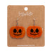 Erstwilder Jack O Lantern Pumpkin Halloween Drop Pierced Earrings Designed in Australia