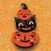 Johanna Parker x Lipstick & Chrome Jolly Jack Pumpkin Stack Halloween Brooch