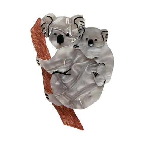 Erstwilder "Koolah and Guula" Koala Bears Brooch Designed in Melbourne, Australia