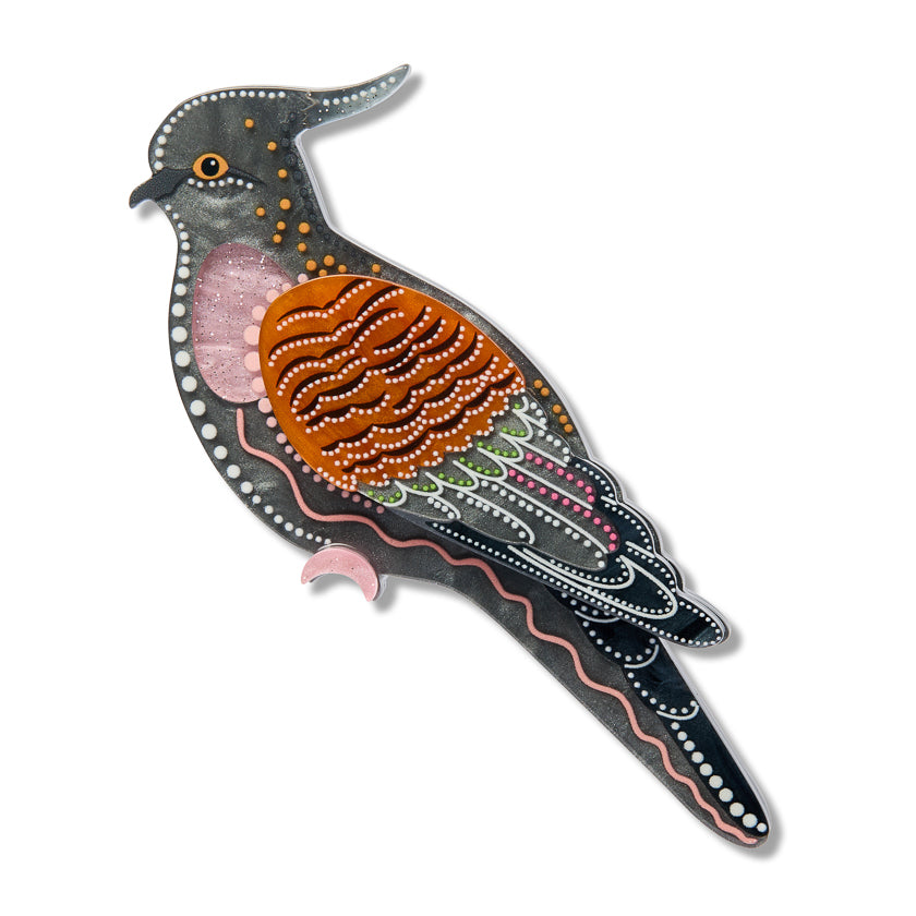 Erstwilder x Brooke Sutton Kulupatji Crested Pigeon Brooch ~ 2026 Collection ~