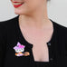 Erstwilder "Learn to Spell" Hello Kitty Halloween Brooch with Gift Box