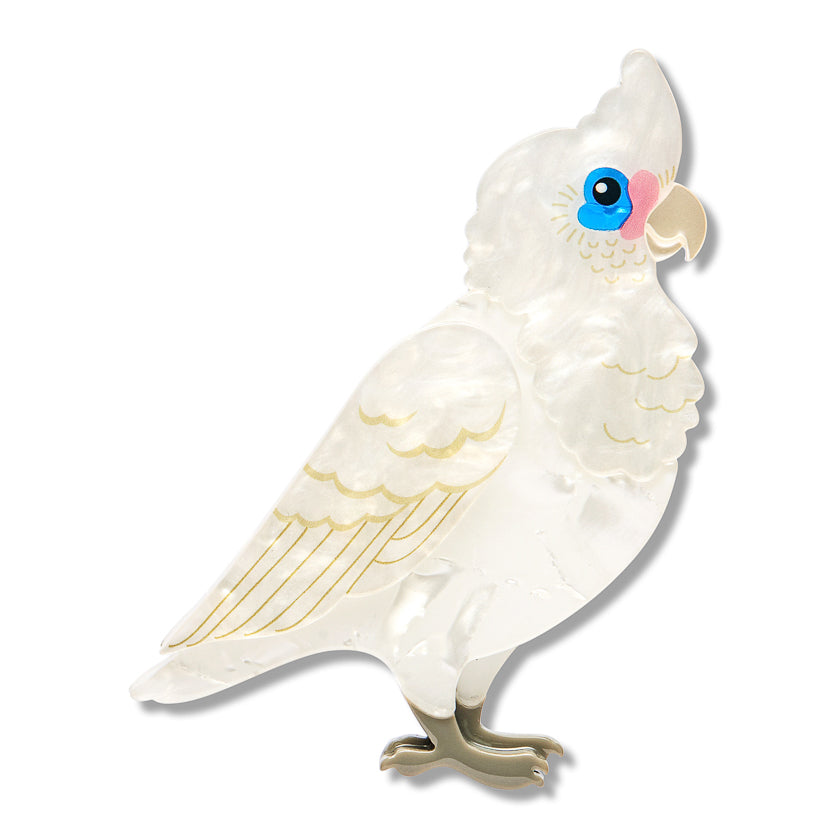 Erstwilder x Royal Botanic Gardens Victoria Little Corella Cockatoo Brooch ~2026 Collection~