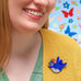 Erstwilder "Love's Offspring" Blue Swallow Brooch with Gift Box ~Designed in Melbourne~