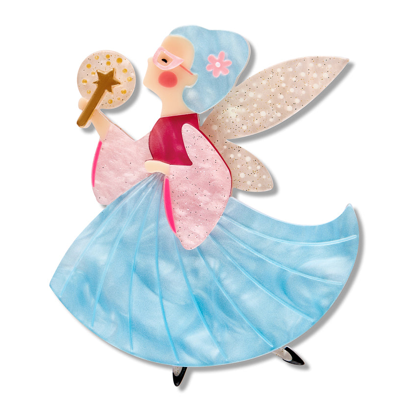 Erstwilder x Pete Cromer Magical Makeover Fairy Godmother Brooch ~ Fairy Tales Part 2 Collection ~