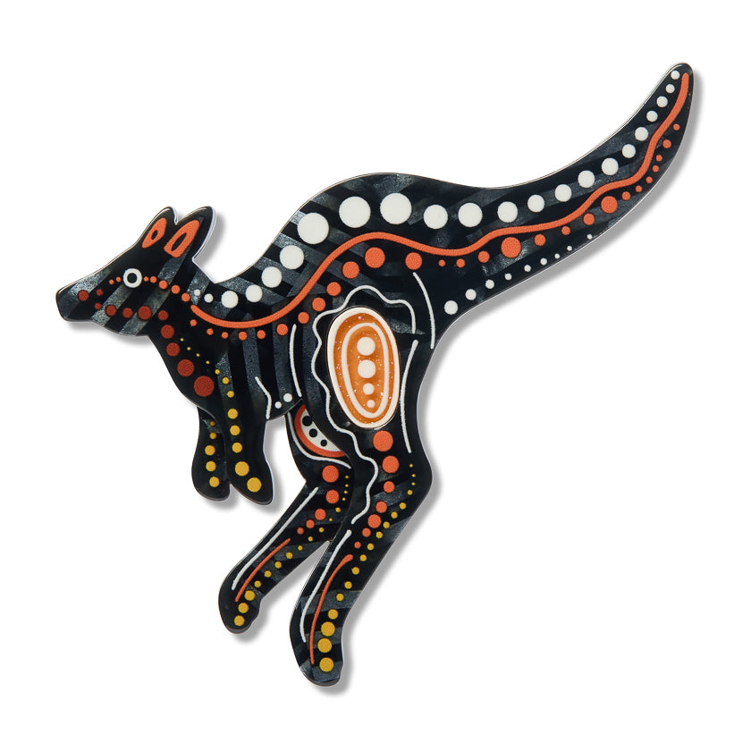 Erstwilder x Brooke Sutton Matjumpa Ritjinguthinha Kangaroo Dreaming Brooch ~ 2026 Collection ~