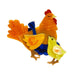 Erstwilder "Mother Hen Knows Best" Hen & Chick Brooch with Gift Box ~Designed in Melbourne~