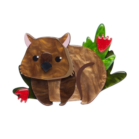 Erstwilder Nibbles the Wombat Brooch ~Australiana Collection~