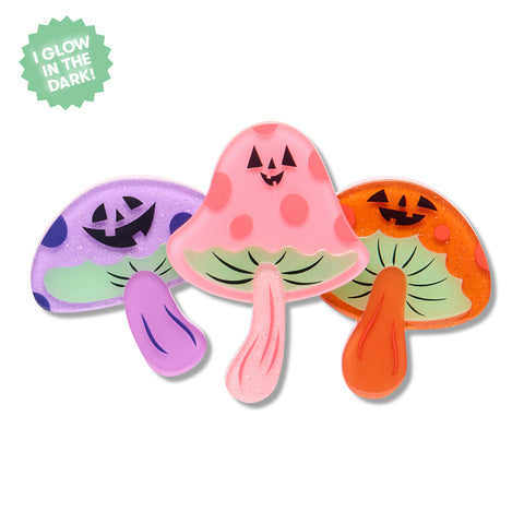 Erstwilder Out of the Shadows Mushroom Brooch ~2026 Midnight Mischief Collection~