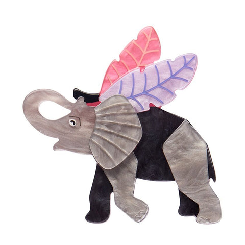 Erstwilder "Pachyderm Dream" Elephant Brooch with Gift Box ~Designed in Melbourne~