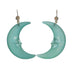 Tarina Tarantino Paris Moon Lucite Crescent Moon Pierced Earrings (Green)