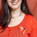 Erstwilder Pascal the King Prawn Brooch ~Pascal's Prawn Parade Collection~