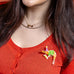 Erstwilder Pascal the Party Prawn Brooch ~Pascal's Prawn Parade Collection~