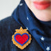 Erstwilder "Passion of the Heart" Frida Kahlo Brooch *GIFT WITH PURCHASE ONLY*