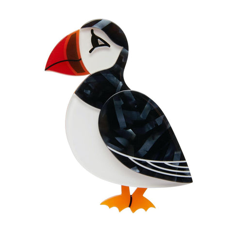 Erstwilder "Piccolo Puffin" Brooch with Gift Box