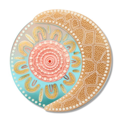 Erstwilder x Brooke Sutton Pintjamu Tuntal Ritjinguthinha Sun and Moon Dreaming Brooch ~ 2026 Collection ~