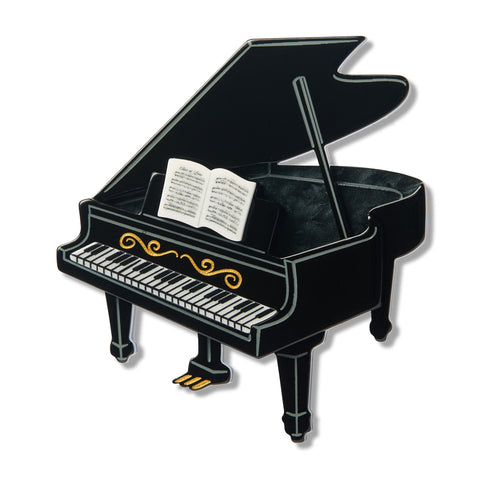 Erstwilder Play It Again Piano Brooch ~ 2026 Arts & Crafts Collection ~