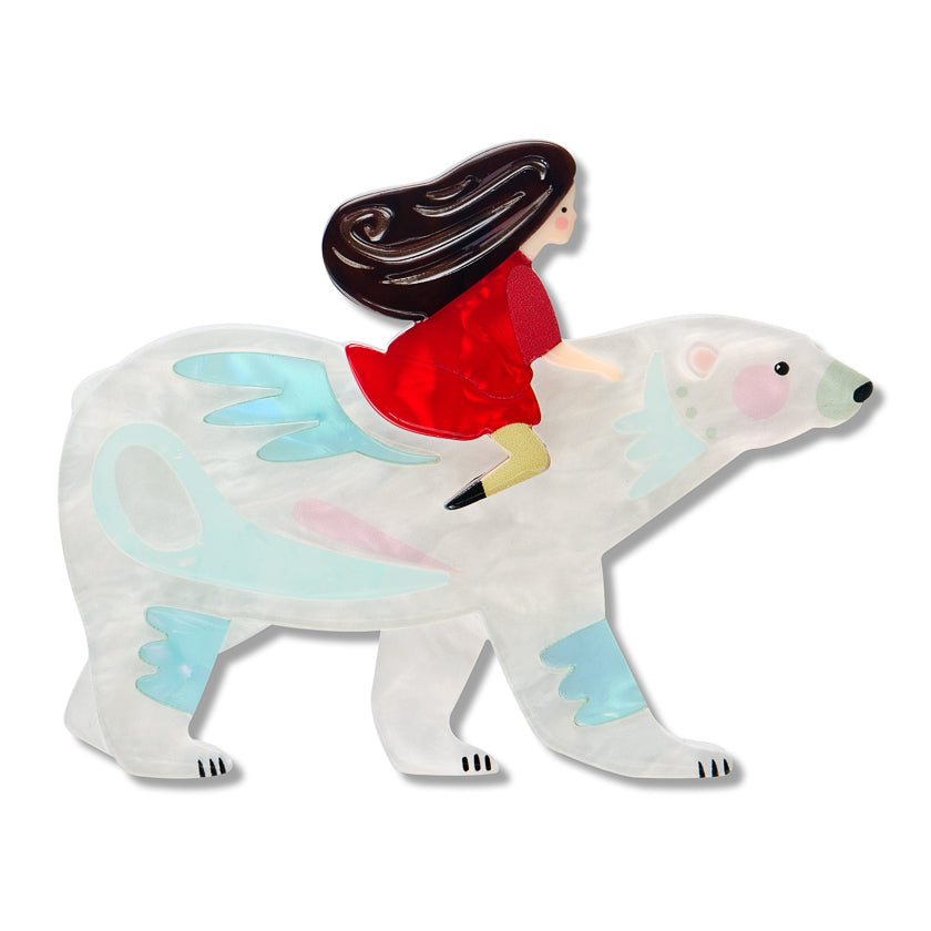 Erstwilder x Pete Cromer Polar Adventure Brooch ~ Fairy Tales Part 2 Collection ~