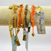 Rose Gonzales Pumpkin Spice Orange & Brown Collection Set of 4 Woven Bracelets