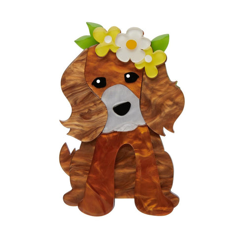 Erstwilder "Puppy Love" Dog Brooch Designed in Melbourne, Australia