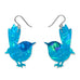 Erstwilder Purple-Crowned Fairy Wren Pierced Earrings ~ 2026 The Rarest Kind Collection ~