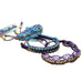 Rose Gonzales Purple Paradise Blue & Violet Collection Set of 3 Woven Bracelets