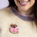 Erstwilder Puss in Books Kitty Cat Brooch ~15th Birthday Fan Favorites Collection~