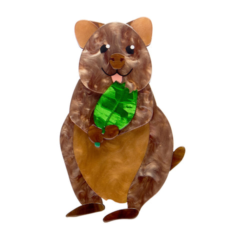 Erstwilder Quinn the Quokka Brooch ~Australiana 2025 Collection~