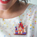 Erstwilder x Pete Cromer In a Land Far Away Red Castle Brooch *GIFT WITH PURCHASE ONLY*