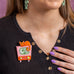 Erstwilder Retro Static TV & Cat Brooch ~2026 Midnight Mischief Collection~