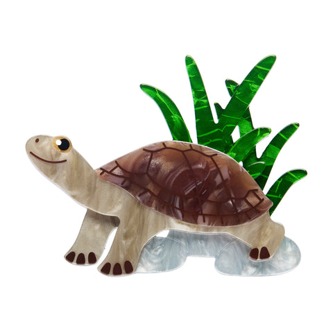 Erstwilder Rheo the River Turtle Brooch ~Australiana 2025 Collection~