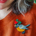 Erstwilder Ruby the Robin Brooch ~Merry Menagerie Collection~