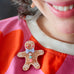 Erstwilder Santa's Snack Gingerbread Man Brooch *GIFT WITH PURCHASE ONLY*