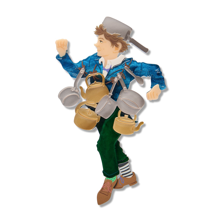 Erstwilder x Fleur Harris Saucepan Man Brooch ~ The Magic Faraway Tree 2026 Collection ~